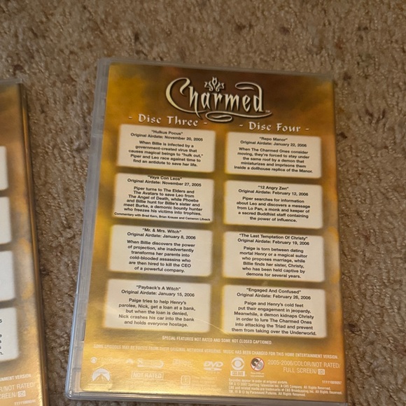 Charmed The Final Season DVD SET 6 Disks - Picture 4 of 7